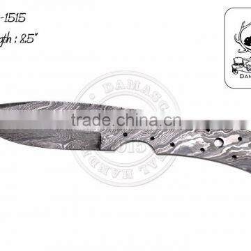 Damascus Steel Knife Blade Blank DD-BB-1515