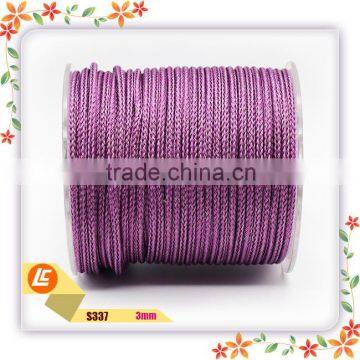 3mm Purple High-quality Hot Sale Stainless Steel Bracelet String photo-6
