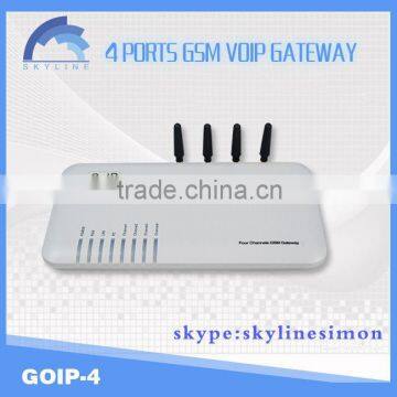 sip gateway 4 ports with auto imei change manufacturer of goip in China