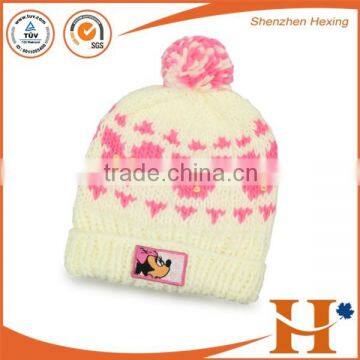 Fashionable winter caps for girls woman's beanie hats