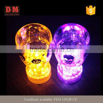 Adult popular hall transparent led reusable plastic cup