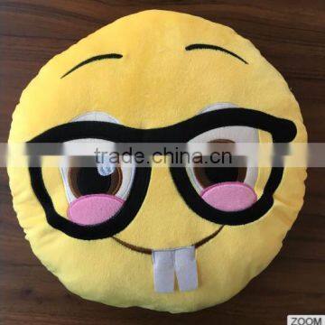 New Design Plush Emoji Pillows /Top Quality 3 D Style Back Cushion For Office Chair