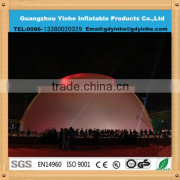 2015 best sale giant white inflatable air dome projection tent