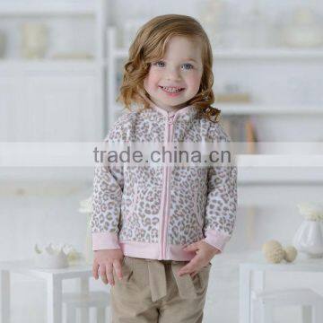 DB396 davebella 2014 spring/autumn new arrival flour printed baby coat babi outwear baby clothes