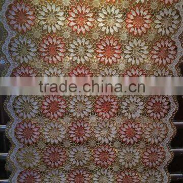 PVA lace golden or silvery table cloth New products