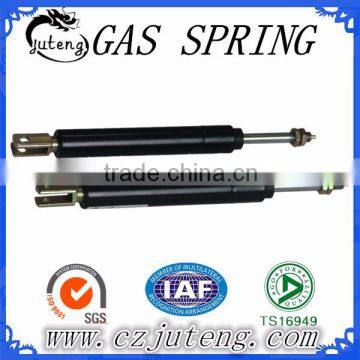 Supporting lockable gas charged supports spring