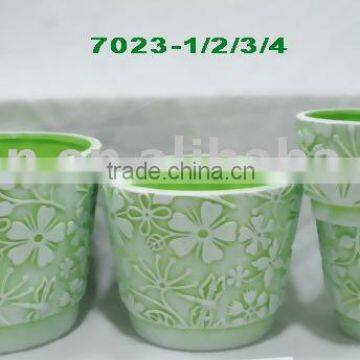 ceramic flowerpot and planter