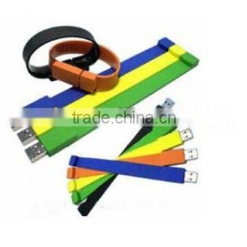 Waterproof Flexible Silicone Wristband USB Drive