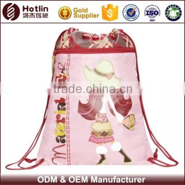 Custom Logo Promotional Drawstring Bag Polyester