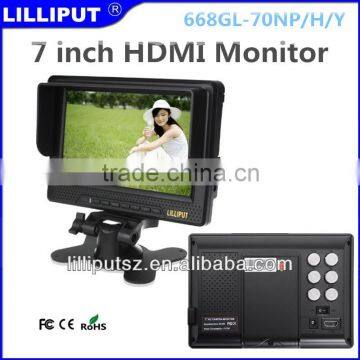 7" Field Monitor Battery Powered LCD Monitor With HDMI input 668GL