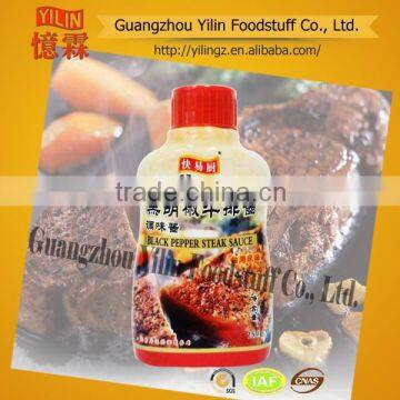 250g black pepper steak sauce hot sales product 2015