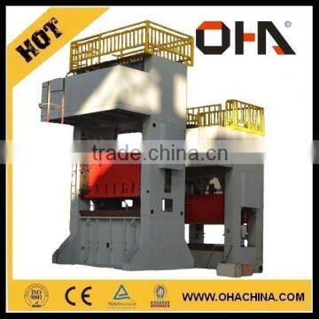 INTL " OHA " Brand H Frame Deep Drawing Hydraulic Press 850T with fixed working table