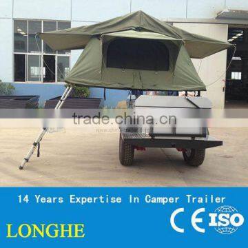 powder coated trailers with top tents