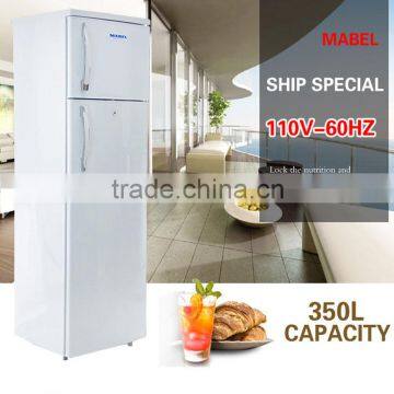 Refrigerators 110v/220v frost-free 350 large capacity energy saving refrigerators household high usage double door refrigerator