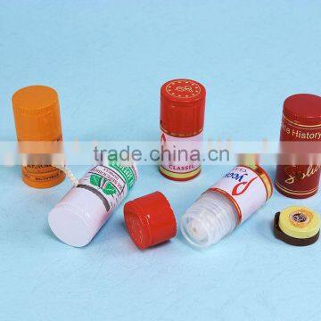 Non-Refillabel aluminum plastic bottle caps
