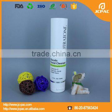 Round Cosmetic Packaging Tube For Facial Cleanser