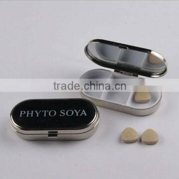 Promotional 3 Cases Metal Pill Box Pill Case