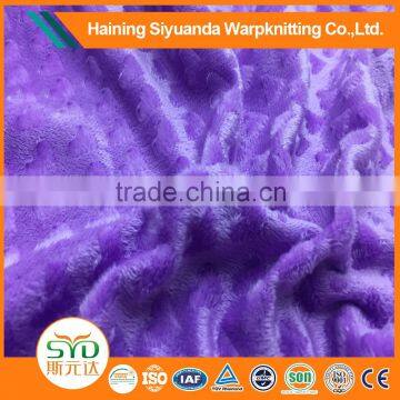 Hot sale purple fake faux fur material fabric for sofa