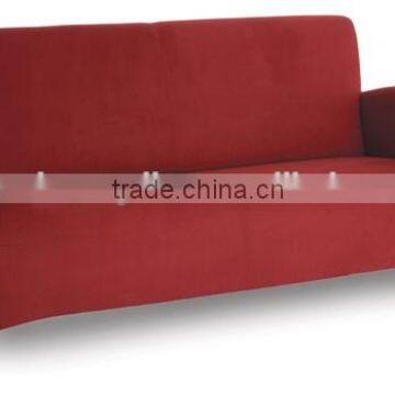 modern red velvet sofa for living room HDS1397