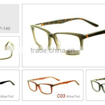 2016 new color for acetate spectacle frames fashionable