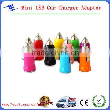 Universal 5V 1A Car Charger Mini USB Car Charger with CE RoHS for Smart Phone