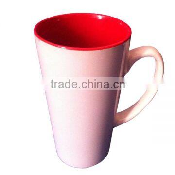 solid color stoneware mug