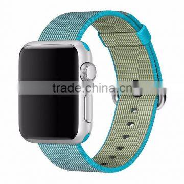 Original 1:1 38mm 42mm Nylon Watch Band With Steel Buckle For Apple Watch Woven Nylon Watch Band With Adapter