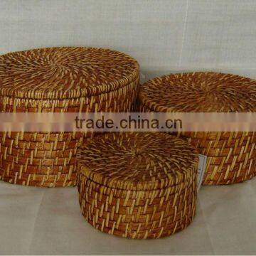 Bamboo Rattan Box CD 06203BR