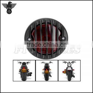 Aluminum Grill Custom Brake Lamp Taillight for Harley Bobber Chopper photo-5