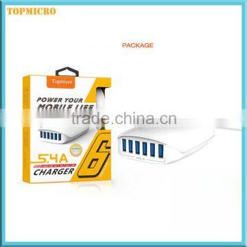 New 6 USB Ports EU US UK AU Type Fast Charging Mobile Portable Battery Charger photo-5