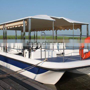 8.6 Catamaran Fiberglass House Boat