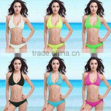 New Sexy Halter Women's Hanging Neck Bikini Bra Swimsuit Swimwear Swim