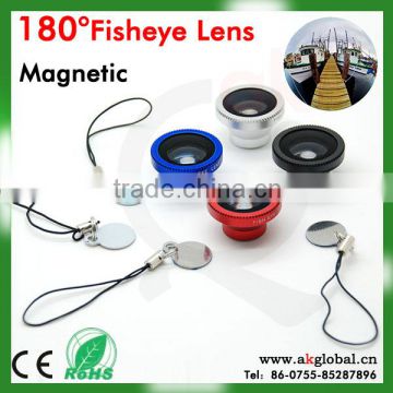 Factory universal 3 in 1 lens 0.67x wide angle lens 180 fish eye lens