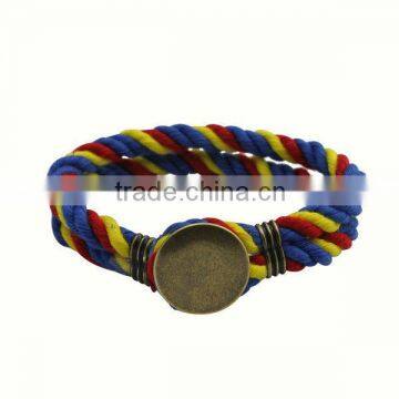DIY Friendship Handmade Cotton Bracelet