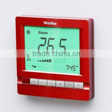 OEM Colorful Wall-mounted Thermostat With Button and Small LCD photo-4