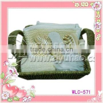 Promotional Bathing Spa Gift In Seaweed Basket