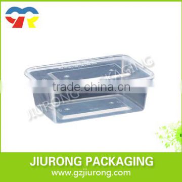 disposable plastic food grade roast container microwave container