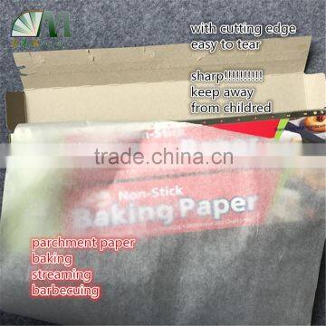 for Foods Wrapping Cooking Packaging Grease Proof Heat Resistant Non-stick Silicone Paper photo-2