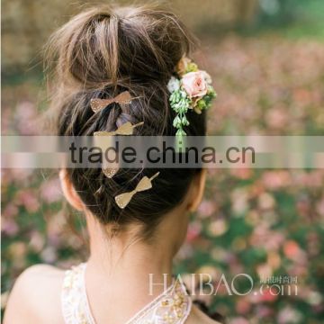 2015 New style bow hair pin,girls hair pin