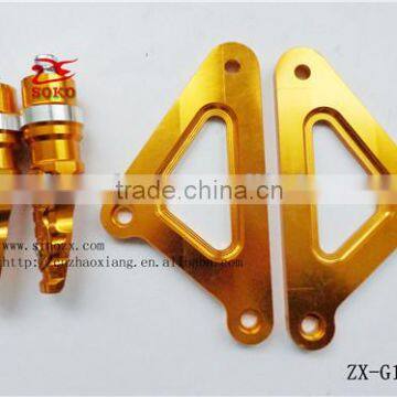 assemble motorcycle footrest/motorcycle tuning parts/motorcycle aluminum parts