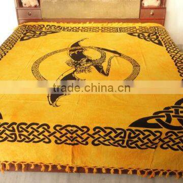 RTT-2 Indian Wall Decor Tapestry sanganeri screen printed wall hanging Celtic Jaipur manufacturer