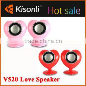 Top Selling Company Gift items usb Plastic Speakers 2014