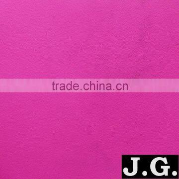 Embossed genuine microfiber pink sofa leather nonwoven 1.2mm ~ 2.0mm also for car seat, furniture and decorative