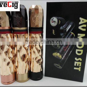 New product 2016 AV mod clone e-cig mod resin body brass cap are on sale