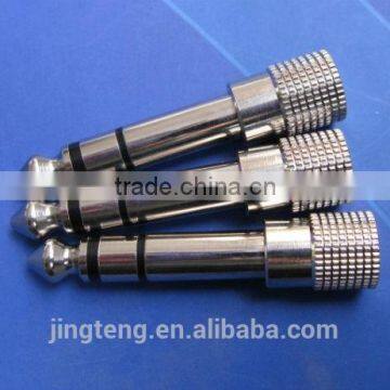 6.35 Stereo - 3.5 Plug-jack Audio Adaptor . Nickl Plated Audio Jack photo-2