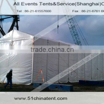 Aluminum Structure Pvc Cover Assembled Tent for Storage/Warehouse