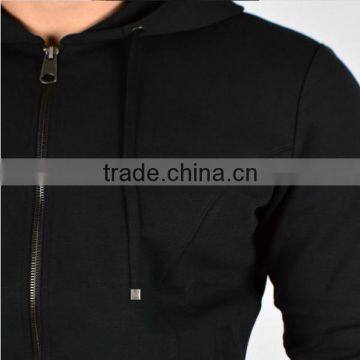 Wholesale mens plain cotton sweat suit custom tracksuit.