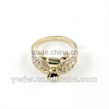 cheap gold diamond ring in China (JW-7005)