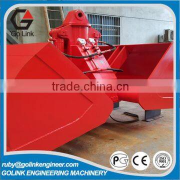 ce Approved Widely Used Low Price Trade Assurance Quality 1-3 Cbm Sand/soil/gravel/rubble Excavator Grapple photo-4