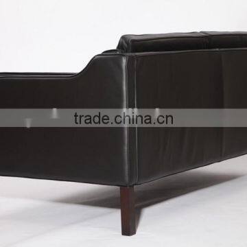 Black couch living room sofa borge mogensen sofa leather wholesale